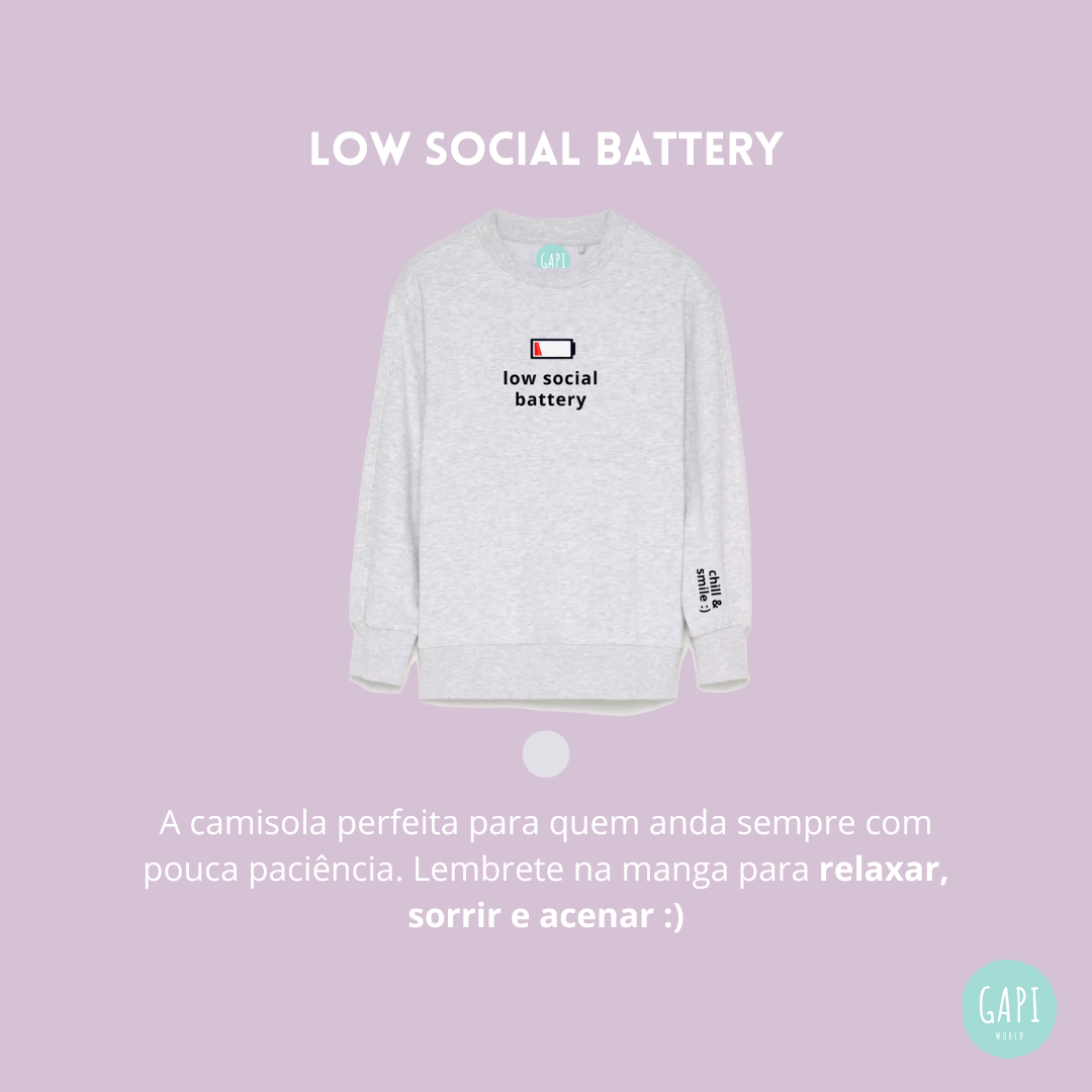 LOW SOCIAL BATTERY