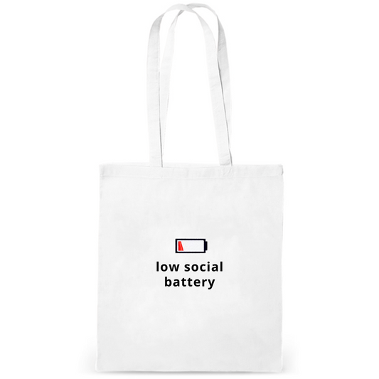 TOTE LOW SOCIAL BATTERY