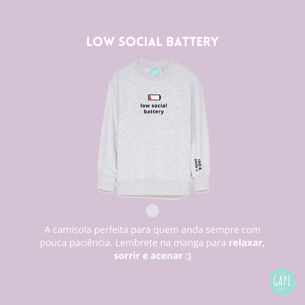 LOW SOCIAL BATTERY