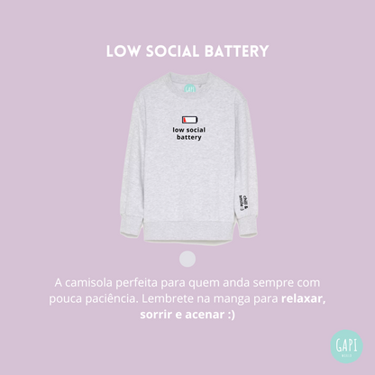 LOW SOCIAL BATTERY