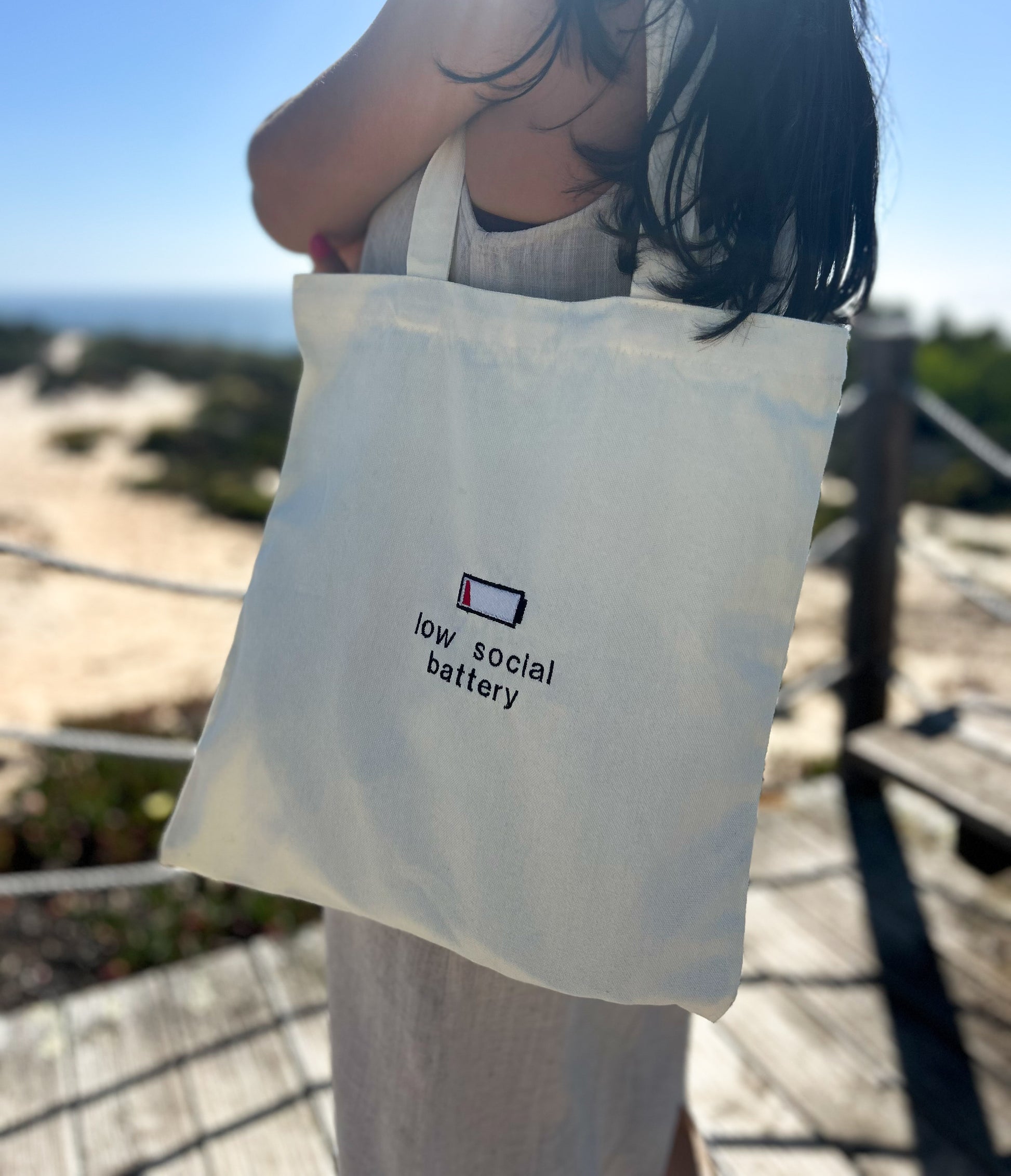 TOTE LOW SOCIAL BATTERY