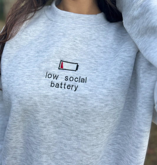 LOW SOCIAL BATTERY
