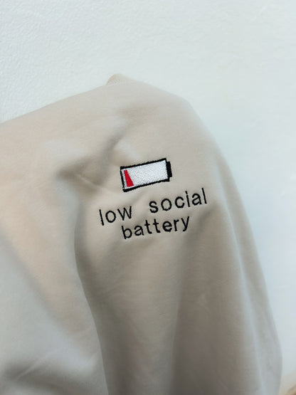 LOW SOCIAL BATTERY